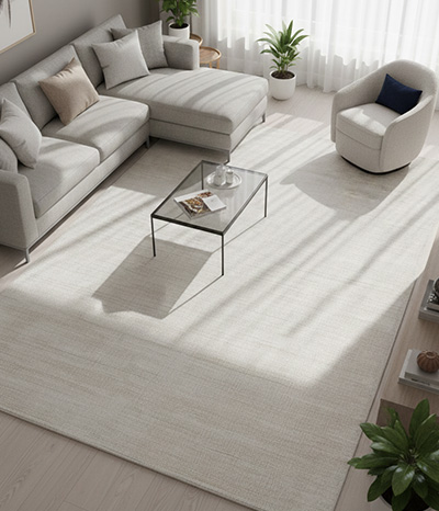 Tapete Artesanal de Lana de India para Mayoreo