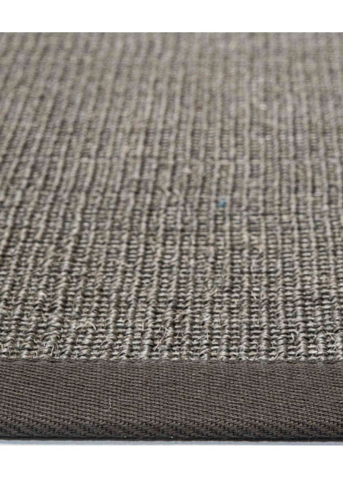 Tapete Texturizado Neutro con Borde Cafe - Vista alternativa