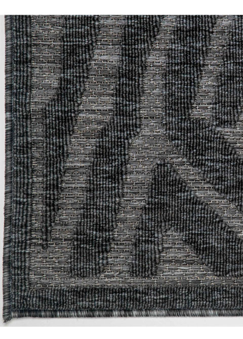 Tapete Moderno Gris con Diseño Geométrico en Gris Oscuro - Vista alternativa