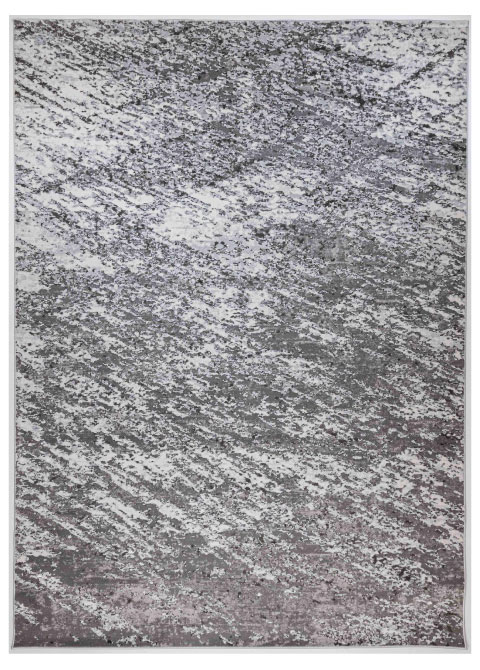 Tapete Moderno Gris con Diseño Abstracto en Gris Oscuro Colección AYDA