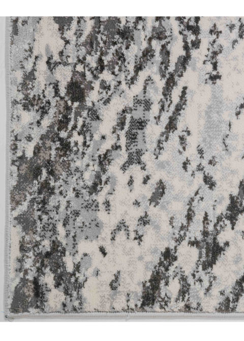 Tapete Moderno Gris con Diseño Abstracto en Gris Oscuro Colección AYDA - Vista alternativa