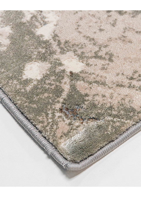 Tapete Moderno Neutro con Diseño Abstracto en Gris - Vista alternativa