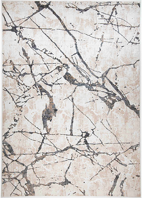 Tapete Moderno Neutro con Diseño Abstracto en Gris Oscuro Colección DALIA