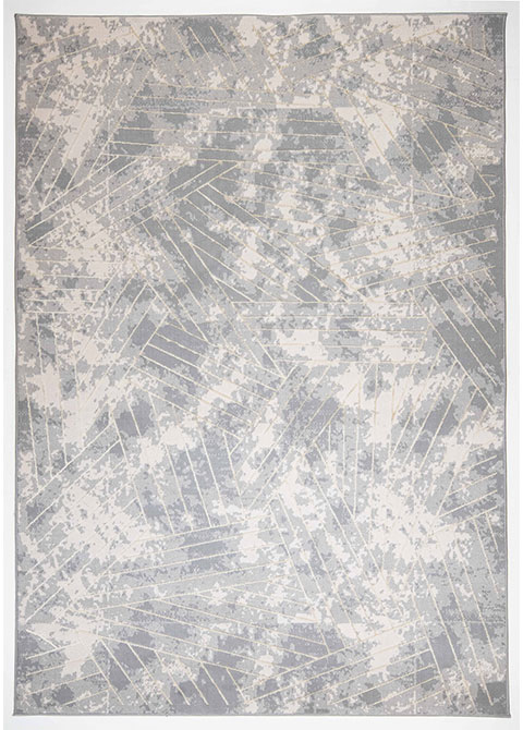 Tapete Moderno Gris con Diseño Abstracto en Neutro Colección DENIZ