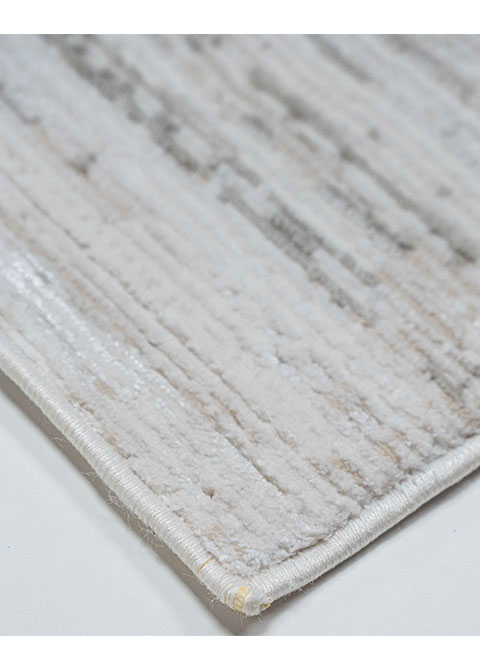 Tapete Moderno Neutro con Diseño Abstracto en Gris - Vista alternativa