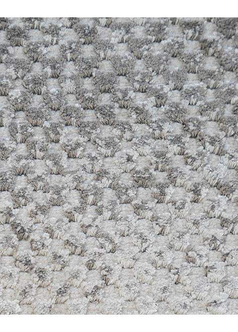 Tapete Moderno Neutro con Diseño Abstracto en Gris Oscuro - Vista alternativa