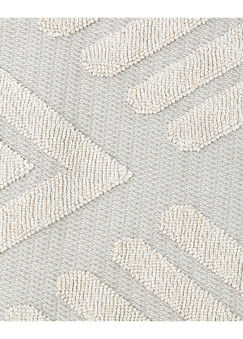 Tapete Moderno Azul con Diseño Geométrico en Neutro Forza - Vista alternativa