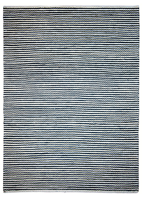 Tapete Moderno Neutro con Diseño de Rayas en Gris Oscuro