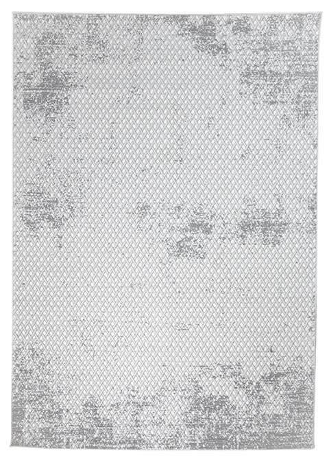 Tapete Moderno Gris con Diseño Texturizado