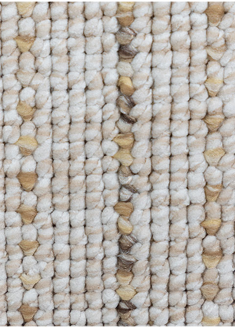 Tapete Moderno Neutro con Diseño Geométrico en Bronce Colección GILMA - Vista alternativa