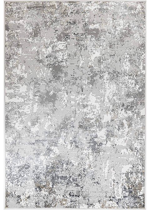 Tapete Moderno Gris con Diseño Abstracto en Gris Oscuro