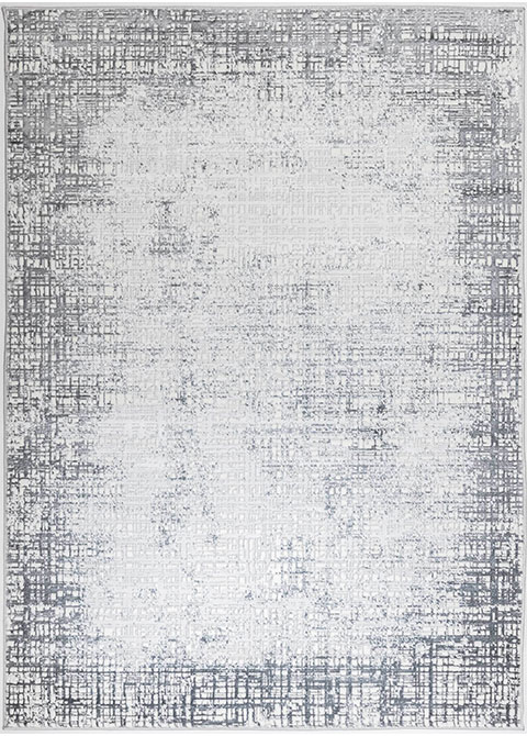 Tapete Moderno Neutro con Diseño Abstracto en Gris