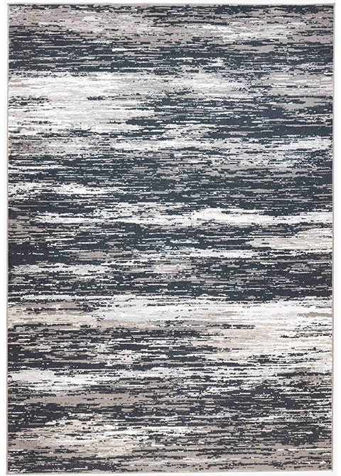 Tapete Moderno Gris con Diseño Abstracto en Gris Oscuro Colección JASMINE