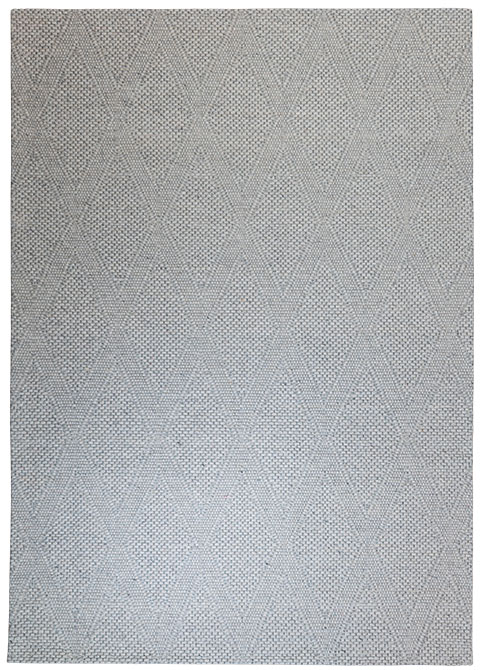 Tapete Moderno Gris con Diseño de Diamantes