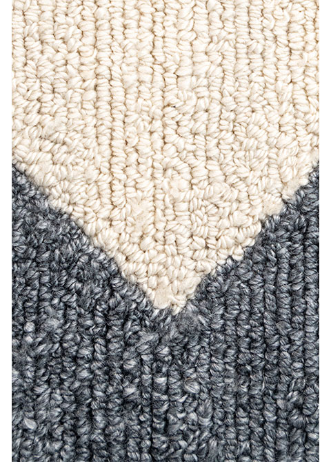 Tapete Moderno Gris con Diseño Geométrico en Neutro - Vista alternativa