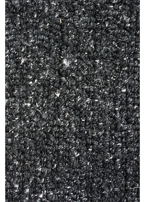 Tapete Moderno Gris Oscuro con Diseño a Cuadros en Neutro - Vista alternativa