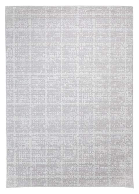 Tapete Moderno Gris con Diseño de Cuadrícula