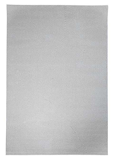 Tapete Moderno Gris con Diseño Geométrico