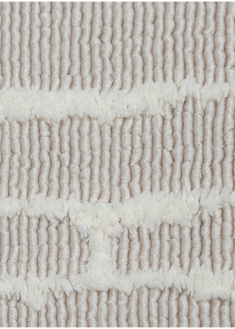 Tapete Moderno Gris con Diseño Lineal en Blanco KIANA - Vista alternativa