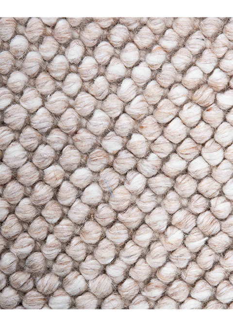 Tapete Texturizado Neutro Tejido a Mano LATUR