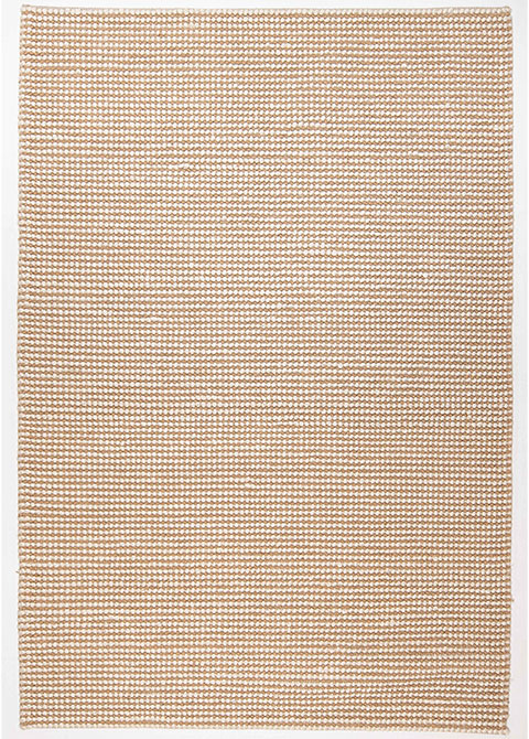 Tapete Texturizado Beige con Diseño Trenzado Sutil Colección LATUR