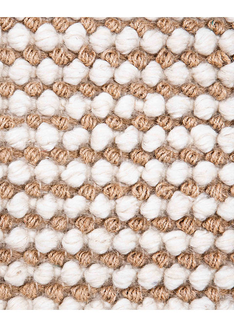 Tapete Texturizado Beige con Diseño Trenzado Sutil Colección LATUR