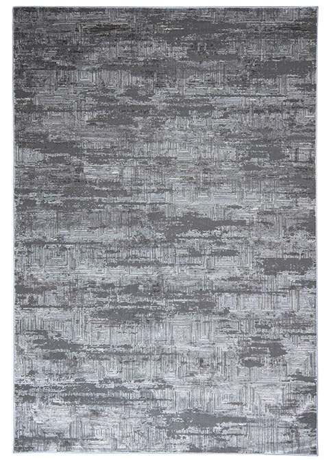 Tapete Moderno Gris con Diseño Abstracto en Gris Oscuro Colección LIVENZA