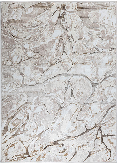 Tapete Moderno Neutro con Diseño Abstracto Texturizado