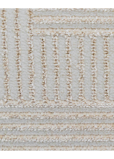 Tapete Moderno Beige con Diseño Geométrico - Vista alternativa