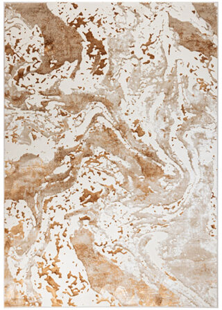 Tapete Moderno Neutro con Diseño Abstracto en Cafe