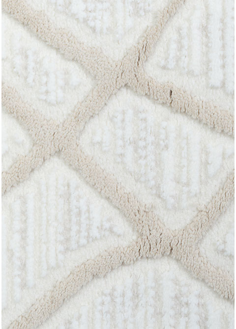 Tapete Moderno Neutro con Diseño Abstracto en Beige - Vista alternativa