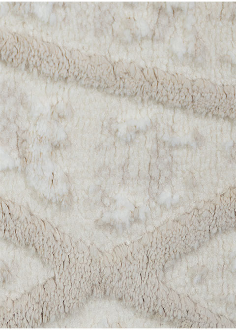 Tapete Moderno Neutro con Diseño Geométrico Abstracto - Vista alternativa