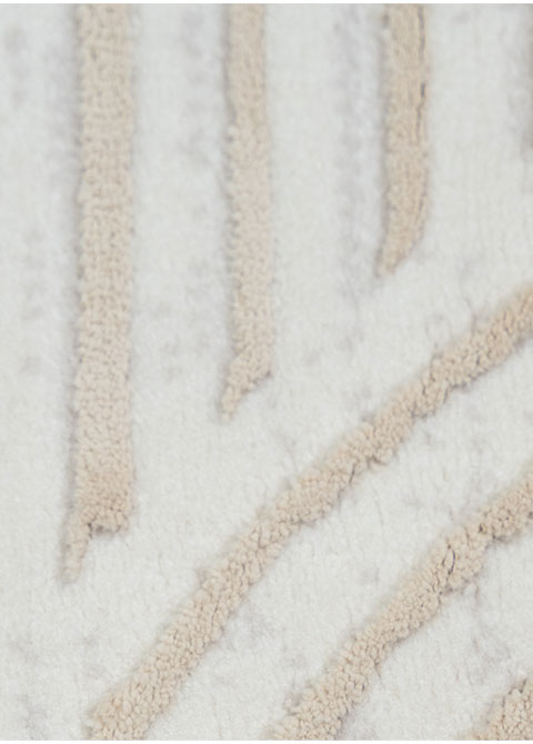 Tapete Moderno Neutro con Diseño Geométrico - Vista alternativa