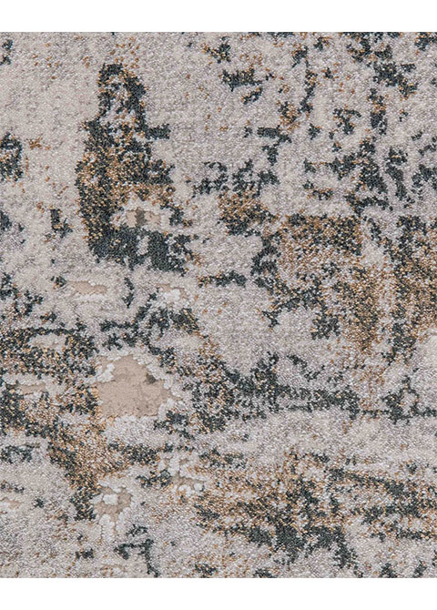 Tapete Abstracto Neutro con Diseño Texturizado en Gris Oscuro - Vista alternativa