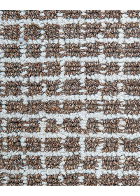 Tapete Moderno Cafe con Diseño Texturizado en Neutro - Vista alternativa