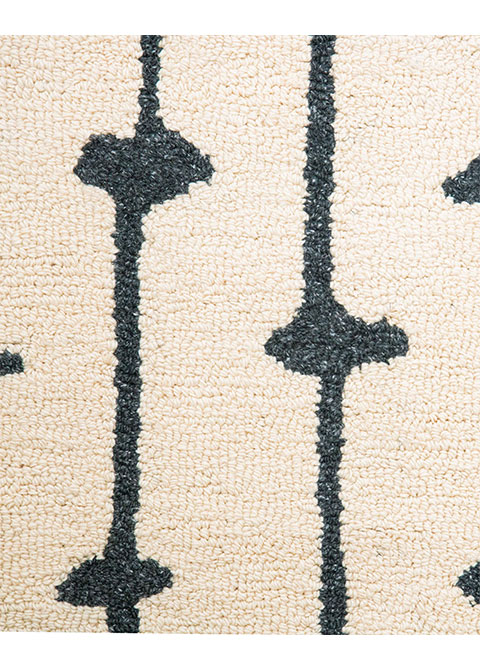 Tapete Moderno Neutro con Diseño Abstracto en Gris Oscuro - Vista alternativa