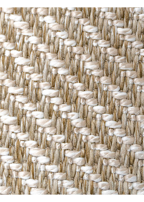 Tapete Moderno Beige con Diseño Chevron - Vista alternativa