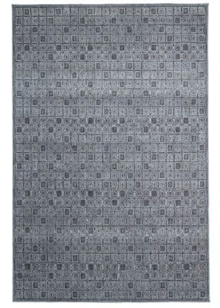 Tapete Moderno Gris con Diseño Geométrico Texturizado