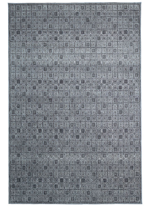 Tapete Moderno Gris con Diseño Geométrico Texturizado