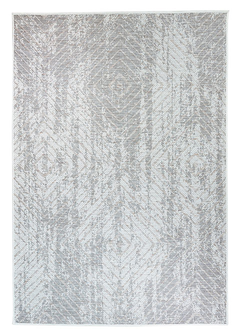 Tapete Moderno Gris con Diseño Geométrico Texturizado