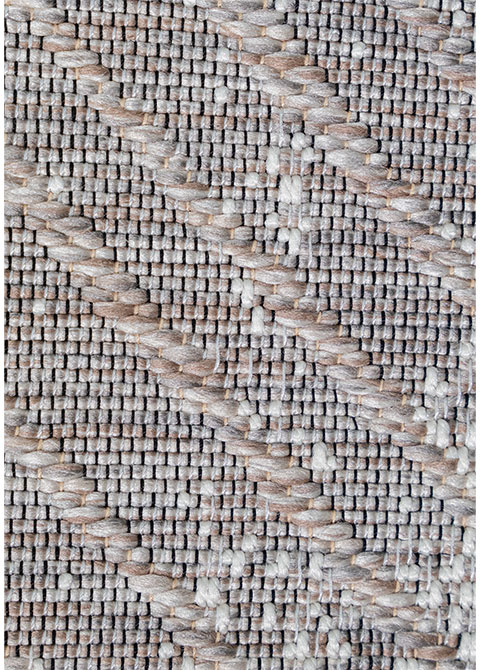 Tapete Moderno Gris con Diseño Geométrico Texturizado - Vista alternativa