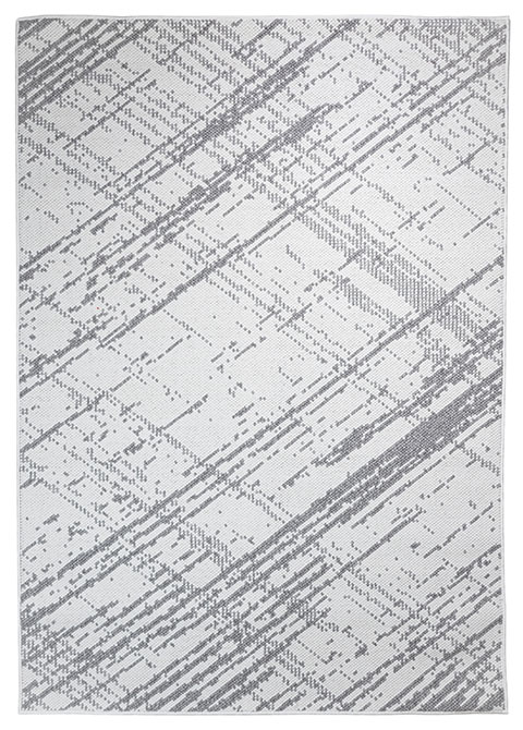 Tapete Moderno Neutro con Diseño Abstracto en Gris