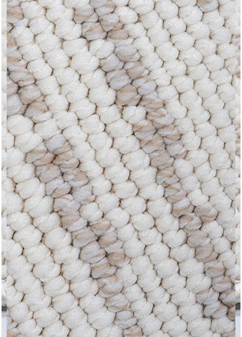 Tapete Moderno Neutro con Diseño Abstracto en Cafe Colección OKARA - Vista alternativa