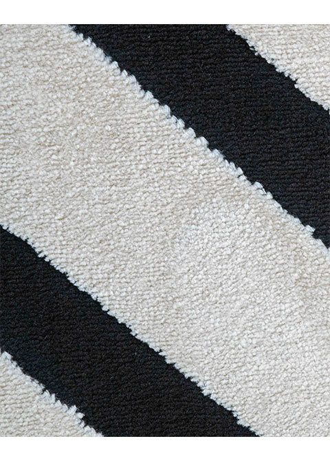 Tapete Moderno Neutro con Diseño Geométrico en Gris Oscuro OPTIKA - Vista alternativa