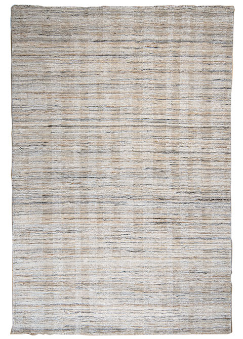 Tapete Moderno Neutro con Diseño Lineal en Gris Oscuro