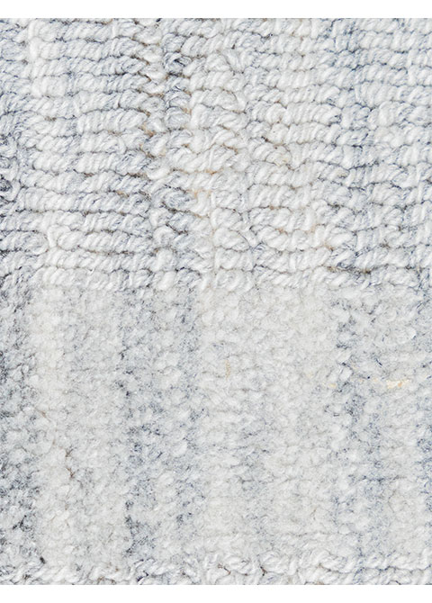 Tapete Contemporáneo Gris con Diseño a Rayas - Vista alternativa