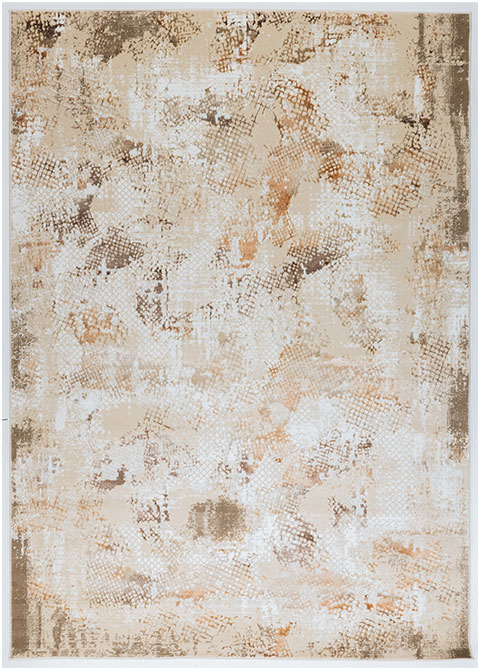 Tapete Abstracto Neutro con Diseño Texturizado en Cafe