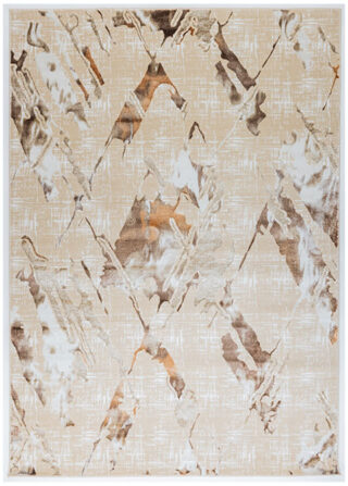 Tapete Moderno Beige con Diseño Abstracto en Cafe Colección PIAVE