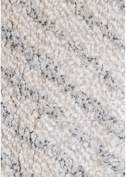 Tapete Moderno Neutro con Diseño Geométrico en Gris - Vista alternativa