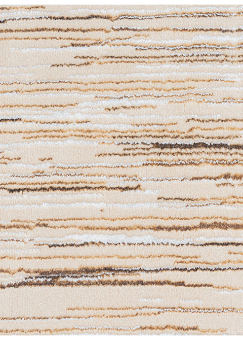 Tapete Moderno Beige con Textura Lineal en Gris Oscuro - Vista alternativa